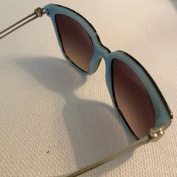 Tiffany & Co Sunglasses TF4138 8134/3B Havana Square Frame Brown/Blue main image 9
